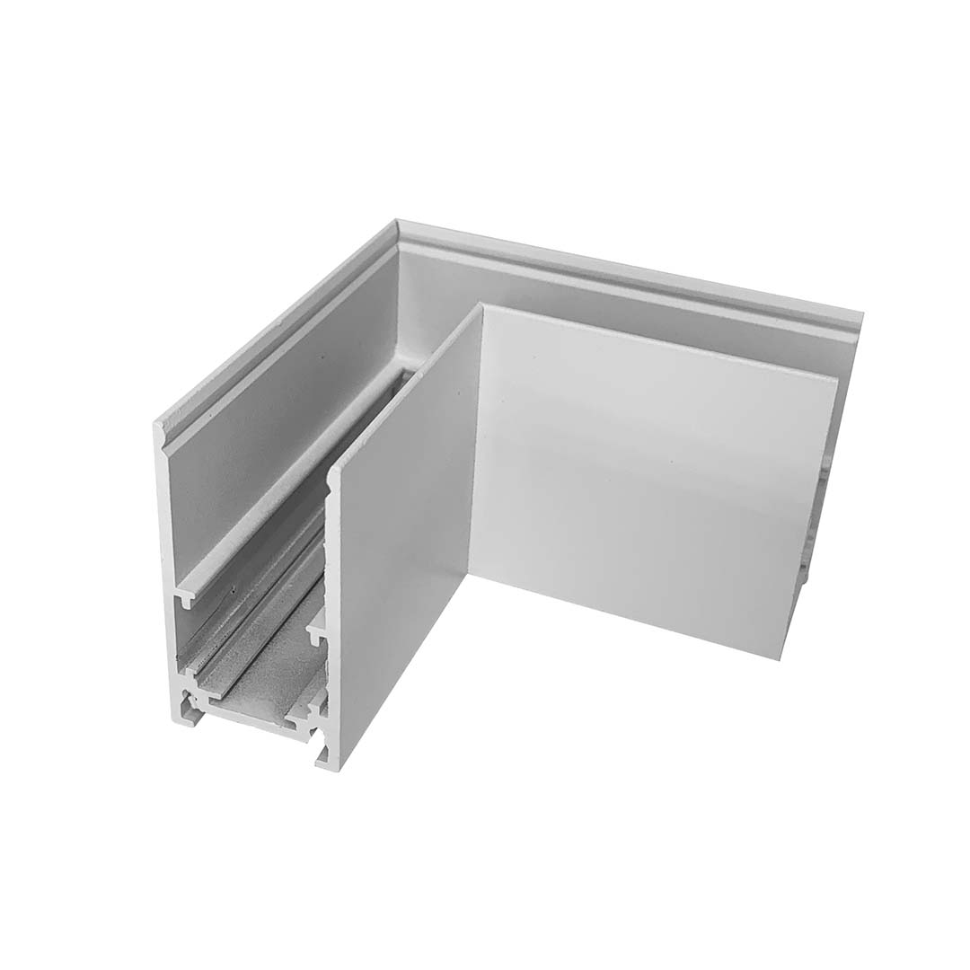 Surface Magnetic Track Corner Connector – White
