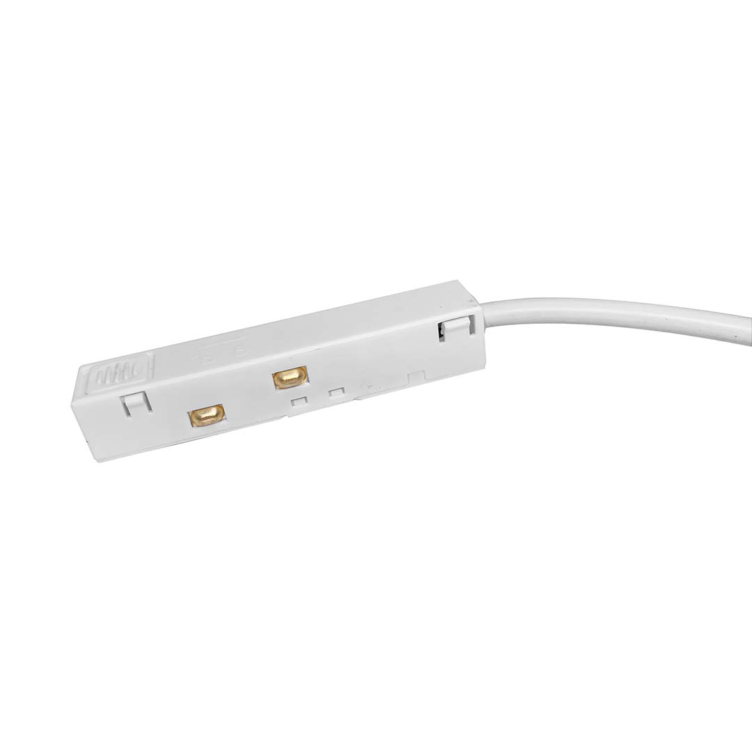 Alimentación eléctrica para carril magnético – Blanco