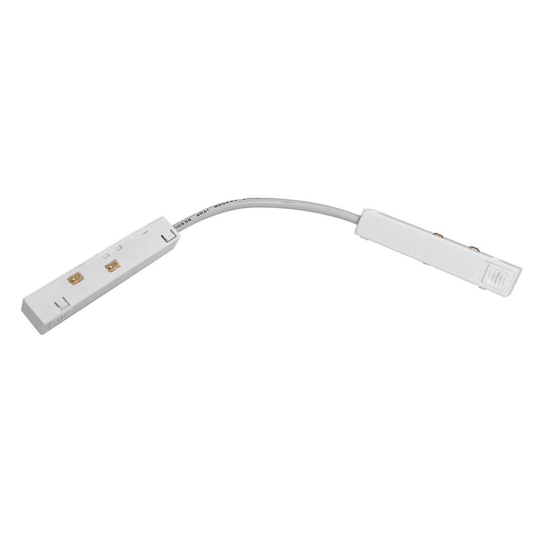 Conector angular para carril magnético – Blanco